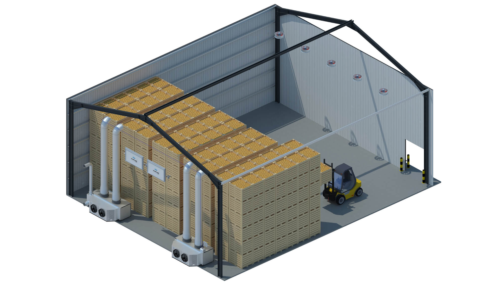 Allround Long Term Box Storage for Potato & Onion