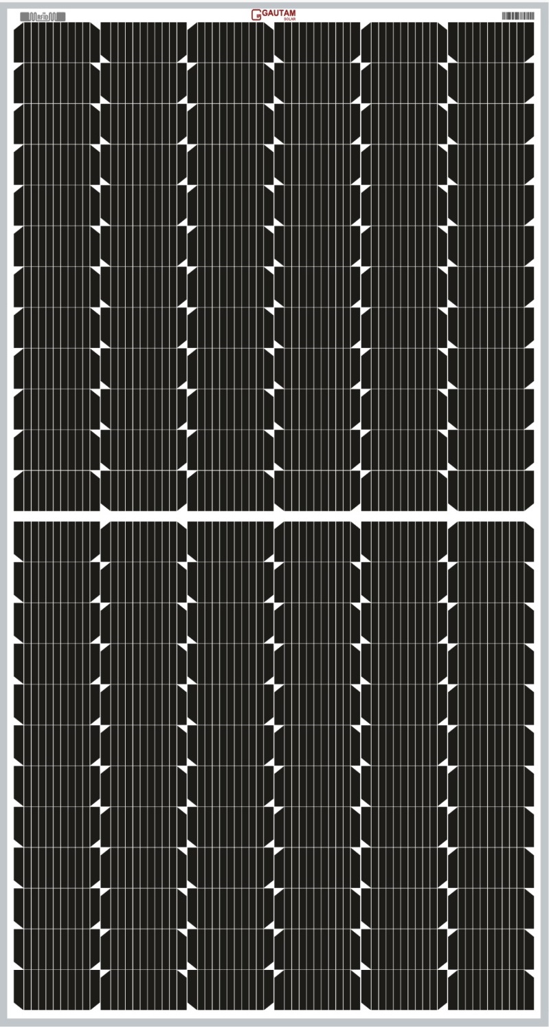 Gautam Solar 530-545 Wp Mono PERC DCR Solar Modules