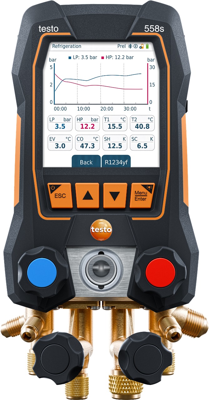 Smart digital manifold - testo 558s
